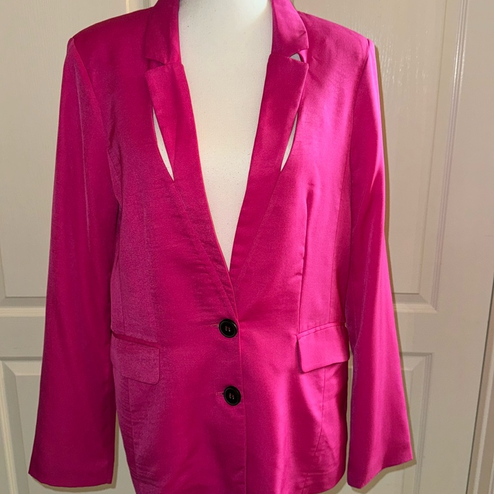 NORDSTROM - Hot Pink Blazer - Size Medium